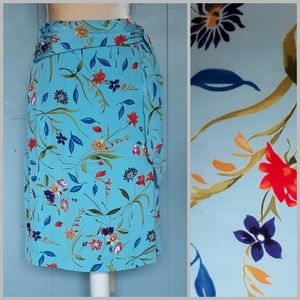 EUC Diane Von Furstenberg Vintage Line Silk Skirt